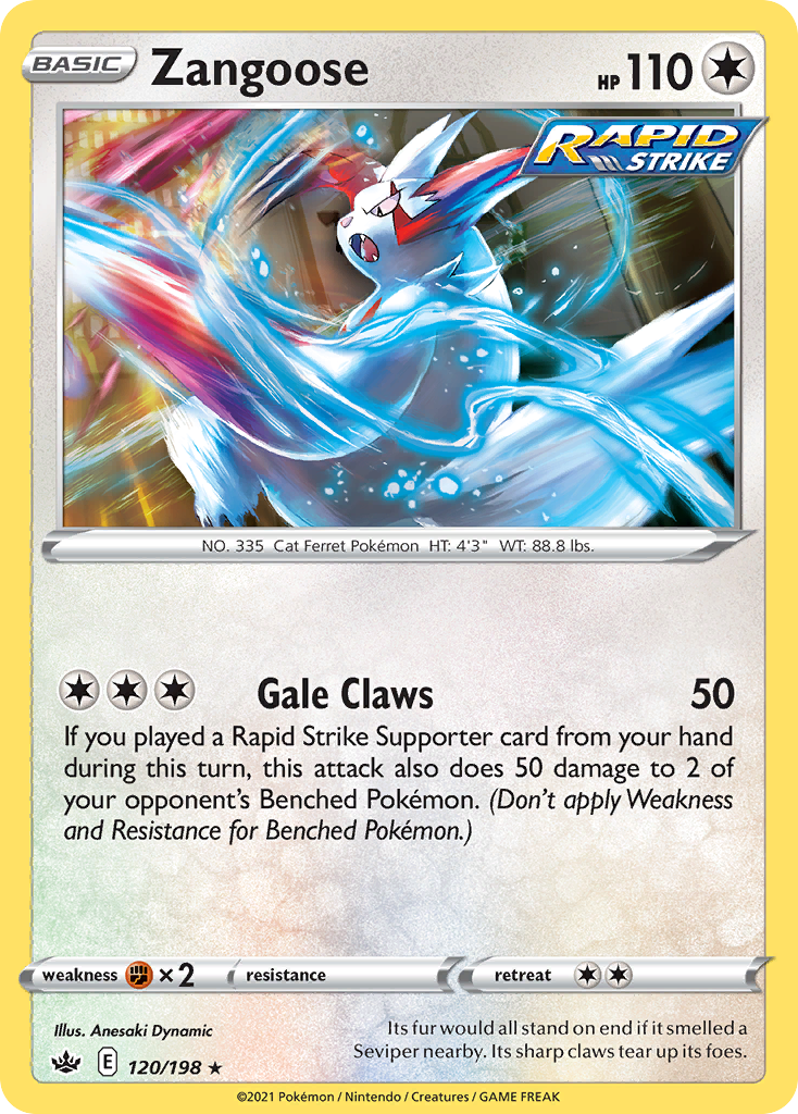 Chilling Reign Zangoose #120/198